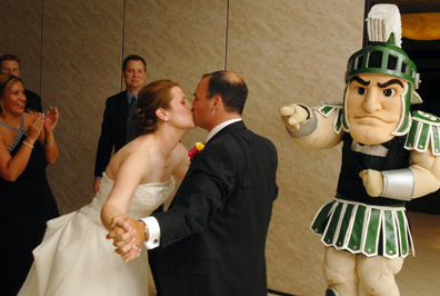 Michigan wedding photojournalist gets rave reviews from this sparty loving bride