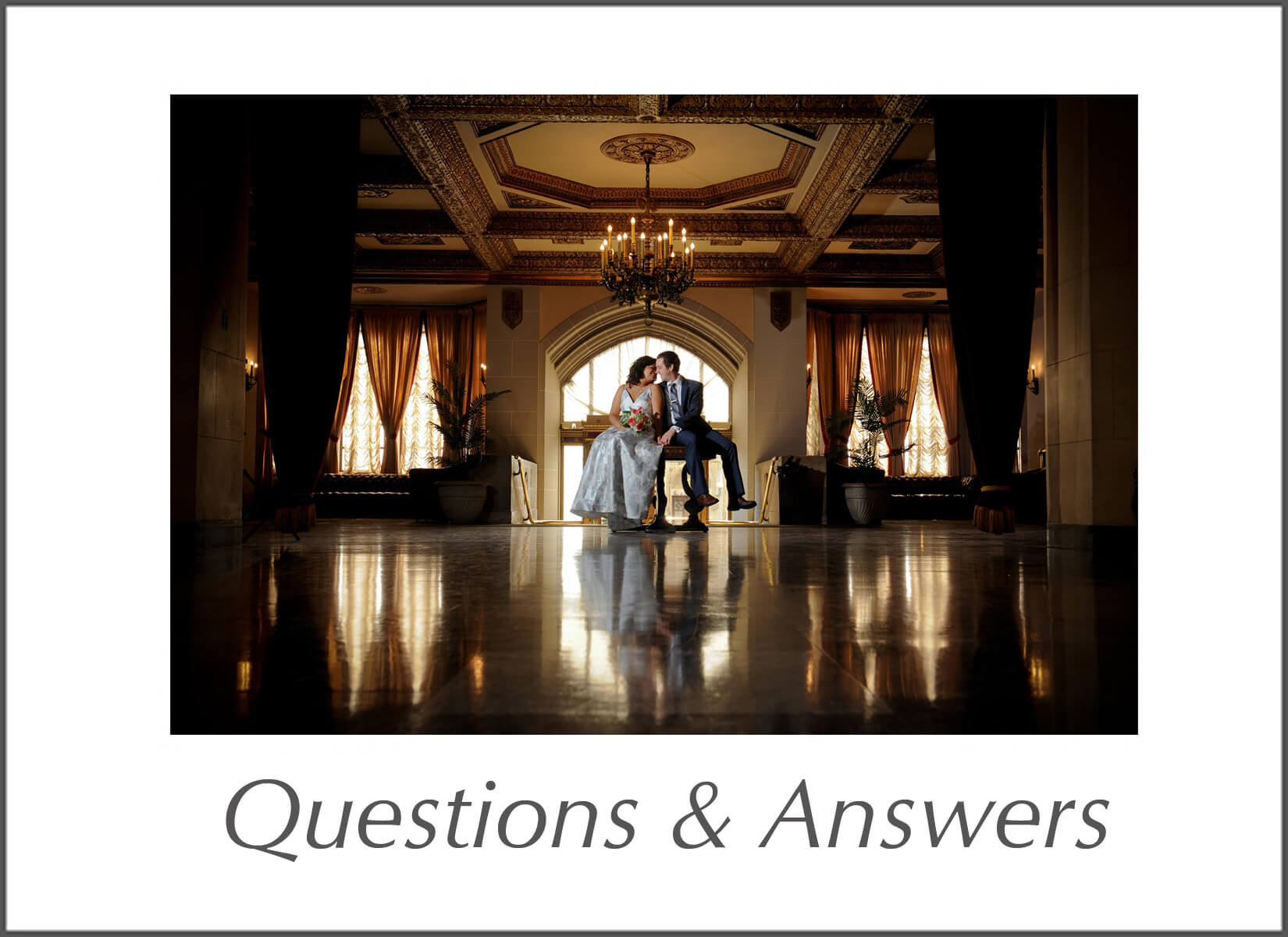An information packed with questions and answers provided as well as Michigan wedding planning tips and other information