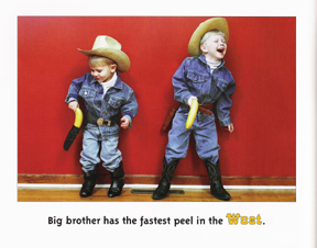 Michigan children's author and illustrator has pages from the book big brother little brother which features Michigan brothers