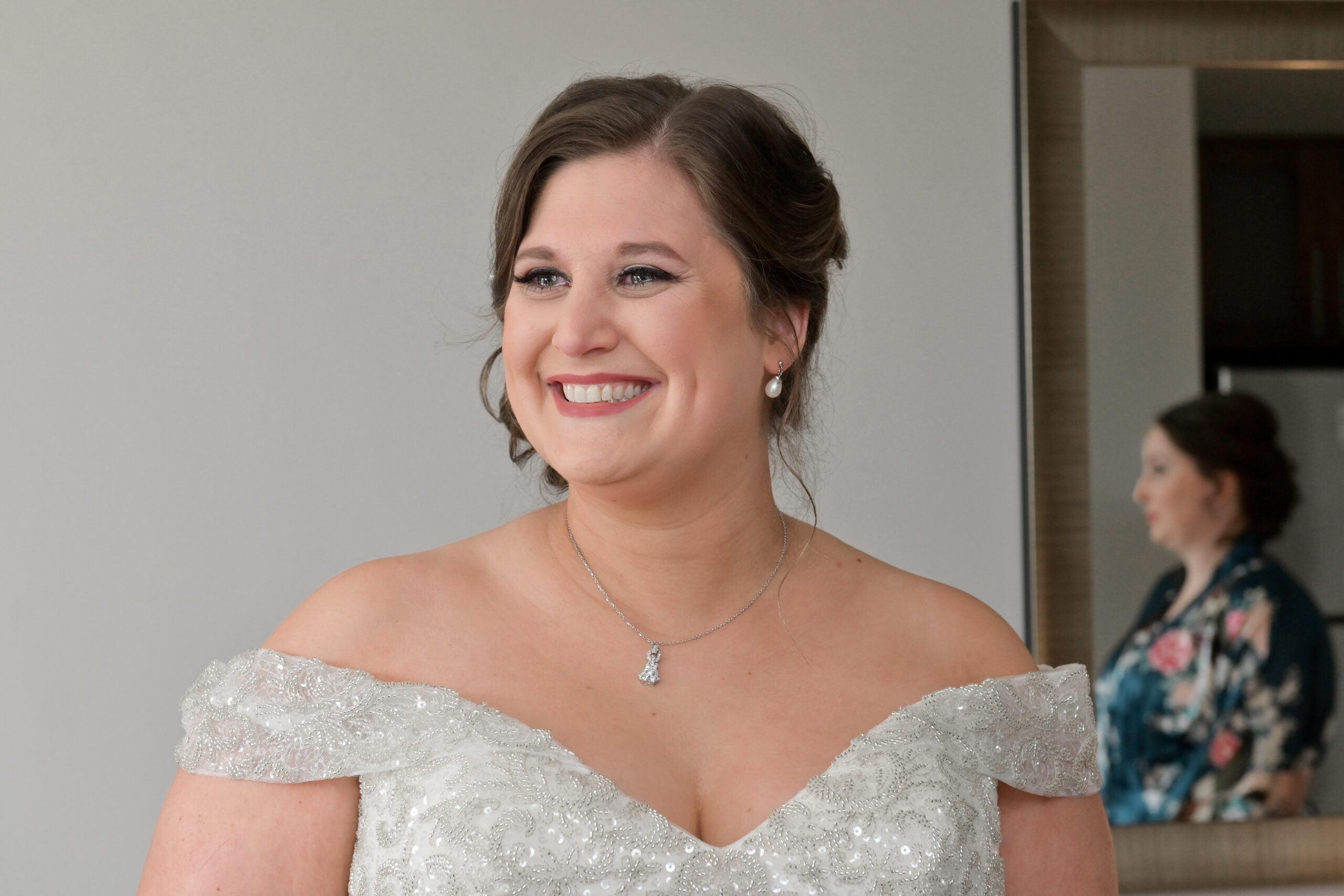 Bride burst into tears while getting ready for her wedding
