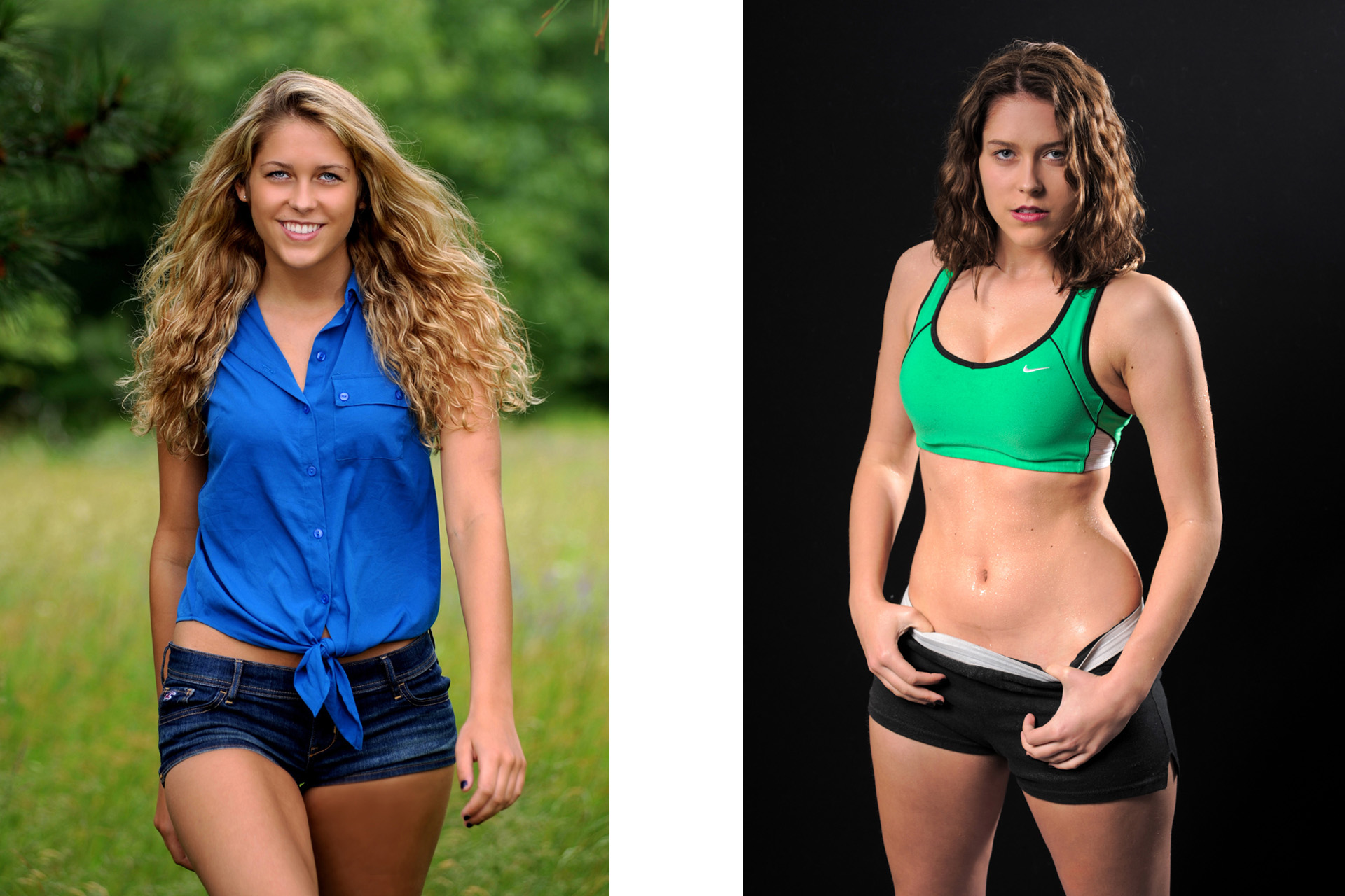 Best Detroit model photographer photographs repeat clients to show their changes in body and style as need be like this young model who started to showcase her athletic abilities and started to model sporting goods in metro Detroit, Michigan.